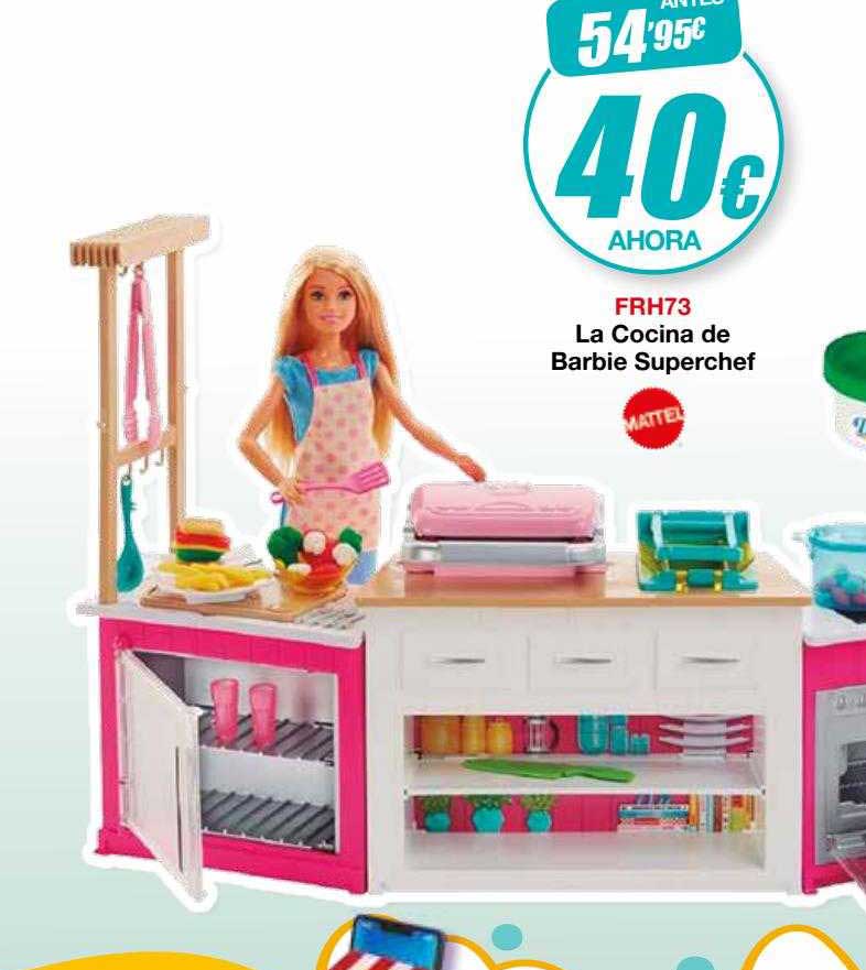 La cocina de barbie superchef hot sale