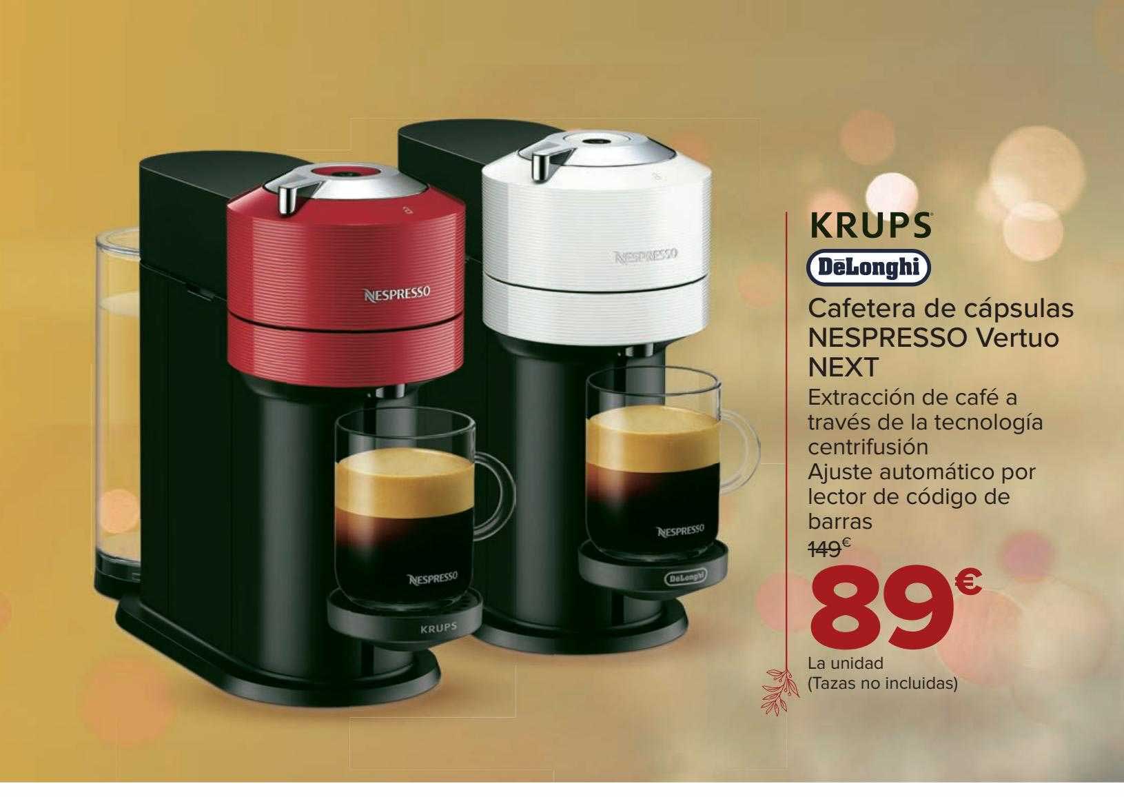 Oferta Krups Delonghi Cafetera De Cápsulas Nespresso Vertuo Next en