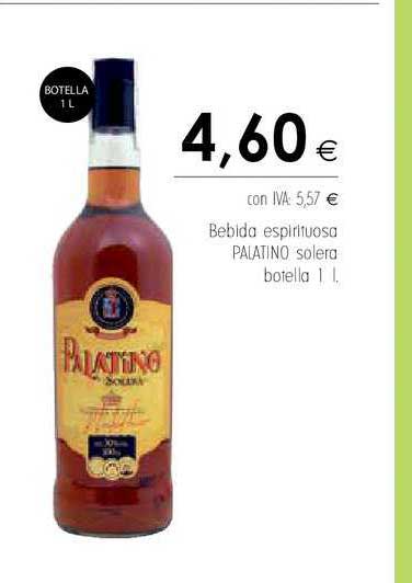 Cash Ifa Bebida Espirituosa Palatino Solera Botella 1 L