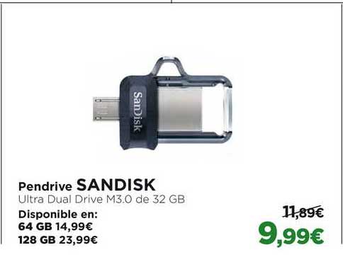 Oferta Pendrive Sandisk En El Corte Ingles