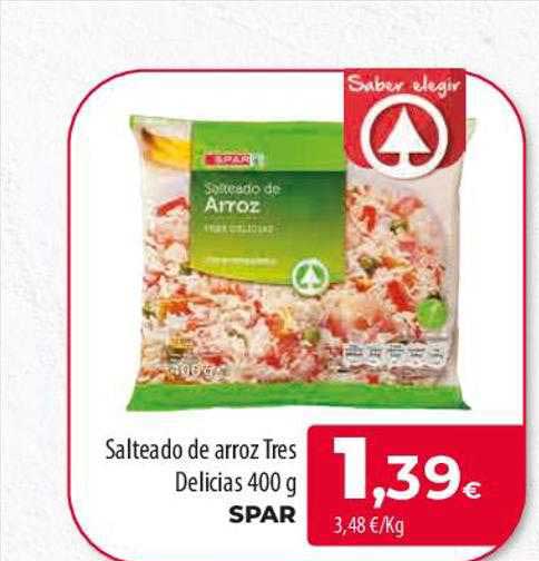 Salteado de Arroz Tres Delicias SPAR