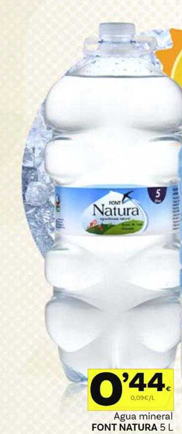Oferta Agua Mineral Font Natura 8 Litros En Supermercados El Jamon
