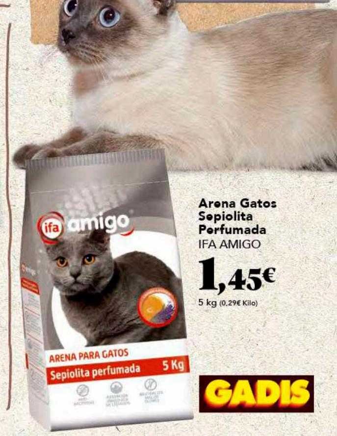 ARENA PARA GATOS IFA SEPIOLITA 5KG