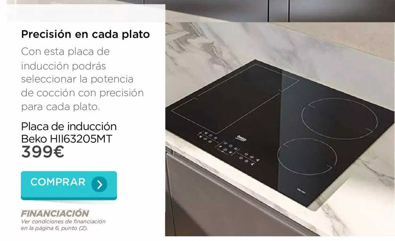 Oferta Placa De Inducción Beko Hii63205mt en La Tienda En Casa