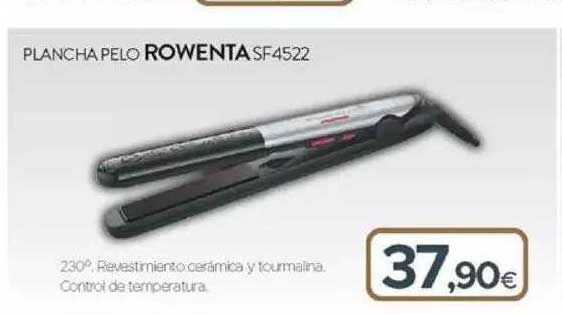 Plancha de Pelo - Rowenta SF4522 Liss&Curl Keratine