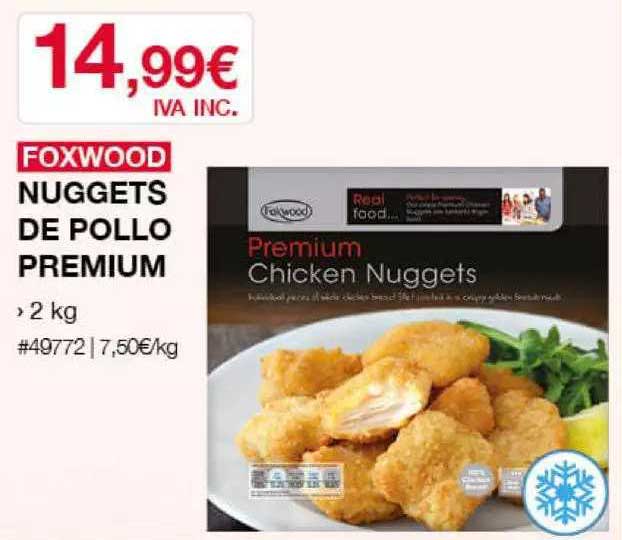 Oferta Foxwood Nuggets De Pollo Premium en Costco CatalogosOfertas.es