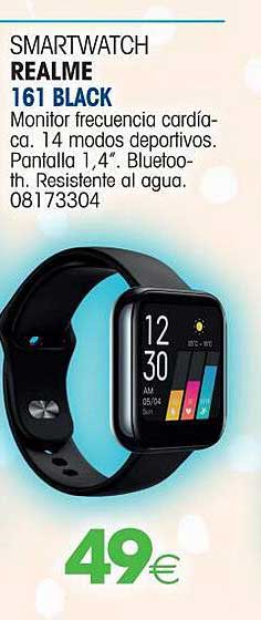 SMARTWATCH REALME 161 BLACK - Mi Smartphone Chino