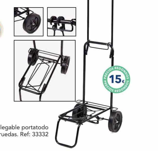 Carro plegable portatodo 2 ruedas