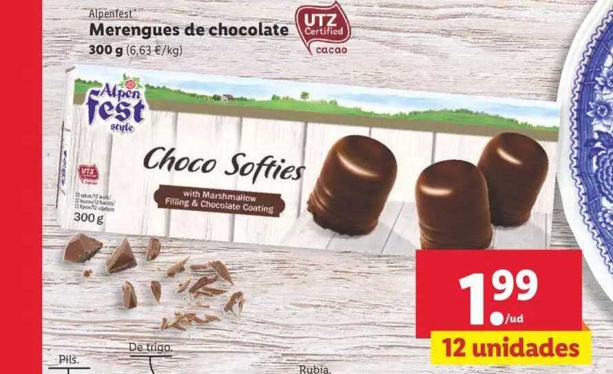 LIDL Alpenfest Merengues De Chocolate