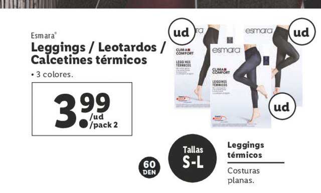 Esmara Leotardos/Leggings térmicos - Lidl — España - Specials archive