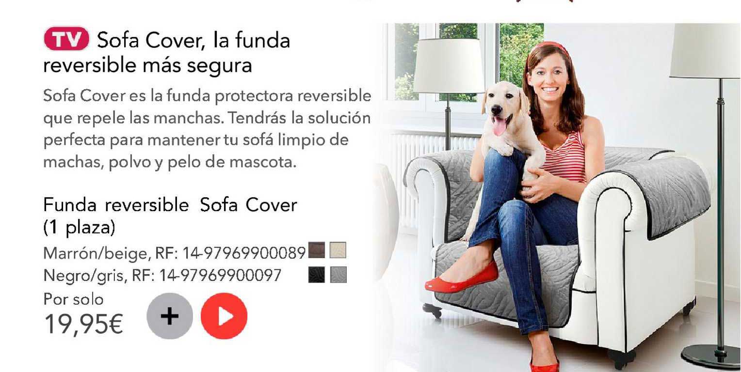 Oferta Funda Reversible Sofa Cover en La Tienda En Casa
