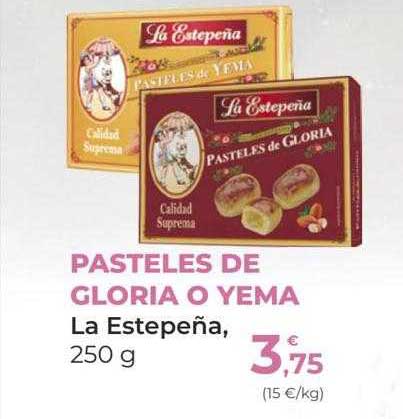 SPAR Gran Canaria Pasteles De Gloria O Yema La Estepeña