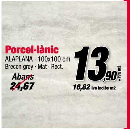Ferrolan Porcl Lànic Alaplana 100x100 Cm