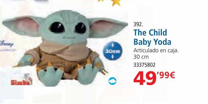 The Mandalorian Yoda "Baby The Peluche" 11" Child Star Wars 