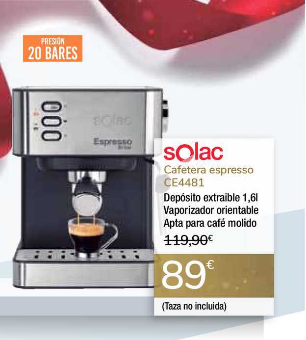 Oferta Solac Espresso Ce4481 en