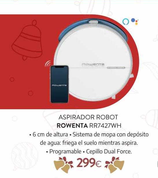 Oferta Rowenta Aspirador Robot Explorer Rr6825 en EROSKI