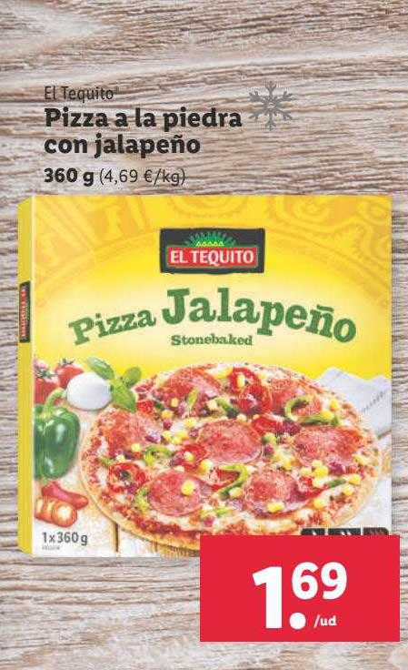 LIDL El Tequito Pizza A La Piedra Con Jalapeño