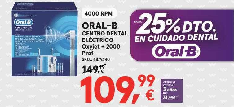 Worten Oral-b Centro Dental Eléctrico Oxyjet + 2000 Prof