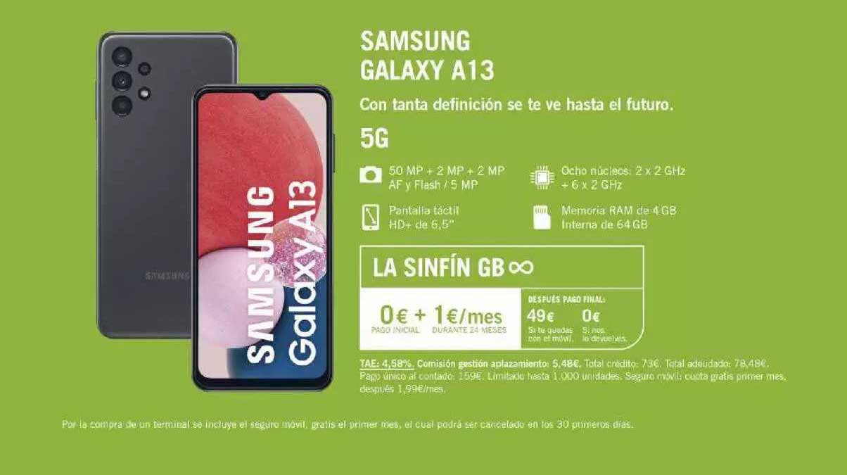 Yoigo Samsung Galaxy A13