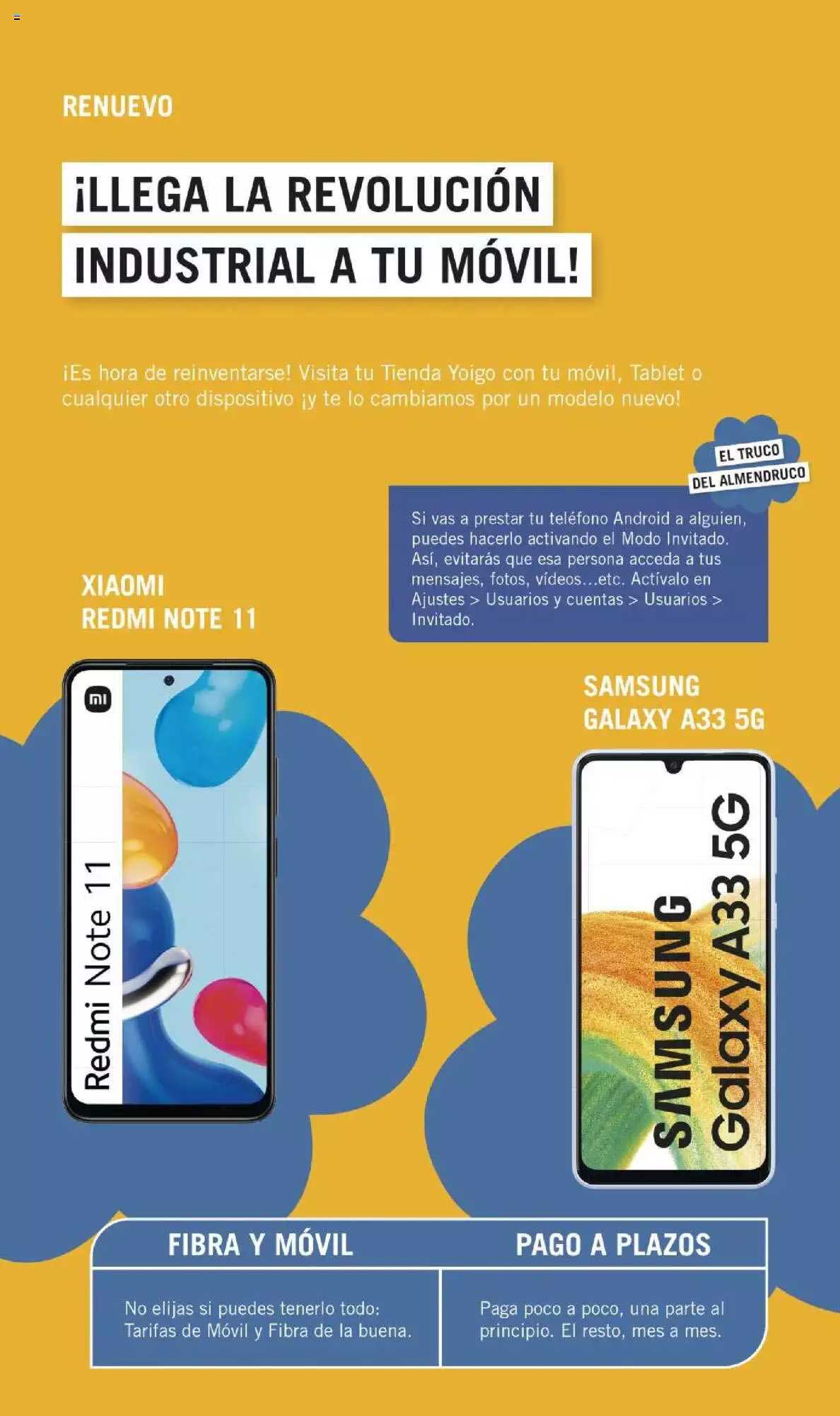Yoigo Samsung Galaxy A33 5g Xiaomi Redmi Note 11