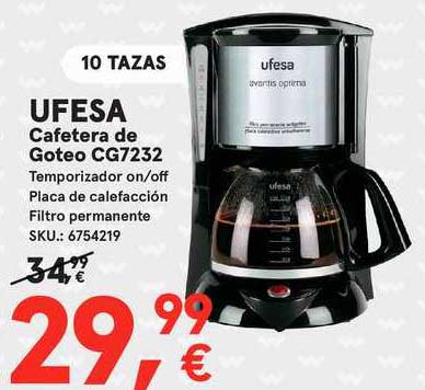 Ufesa Cafetera De Goteo Cg7232 en Worten