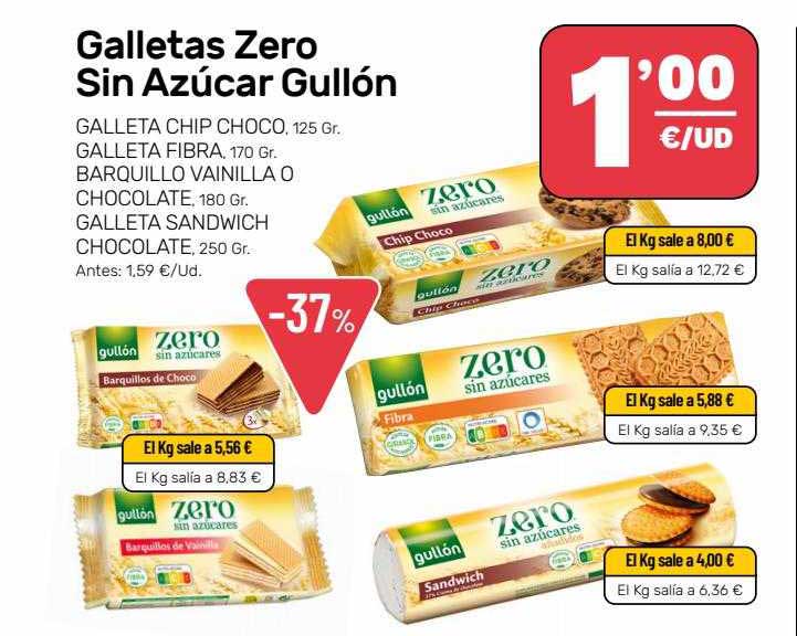 Galletas sin azúcar  Ahorramas Supermercado online