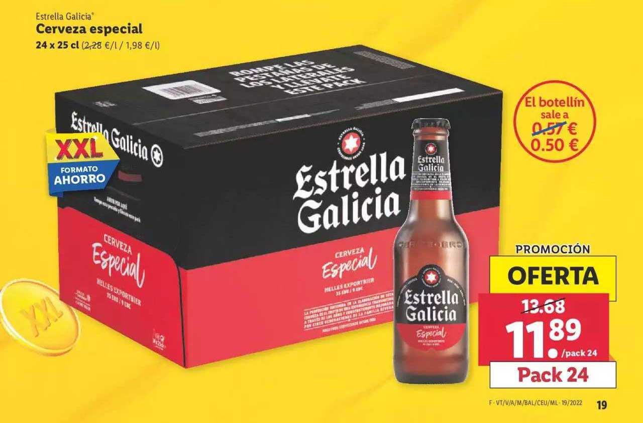 Oferta Galicia Cerveza Especial en LIDL
