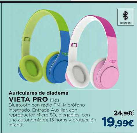 Auriculares Diadema · Vieta Pro · Electrónica · El Corte Inglés (18)