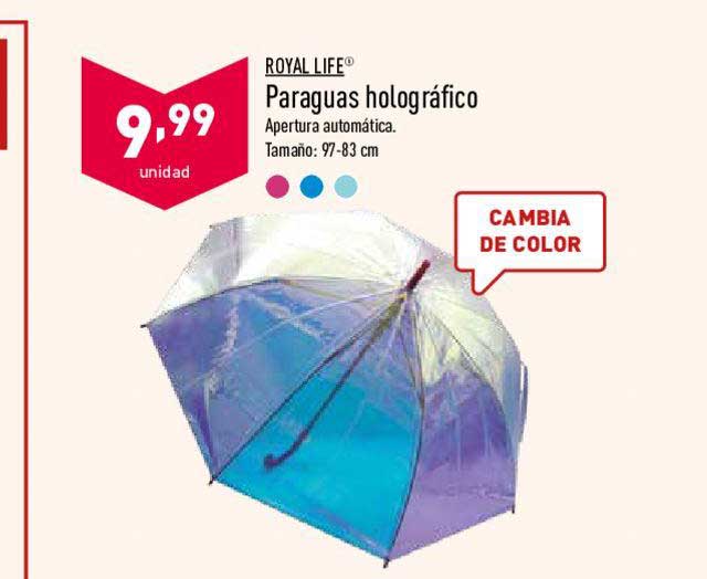 LIFE Paraguas Holográfico en ALDI