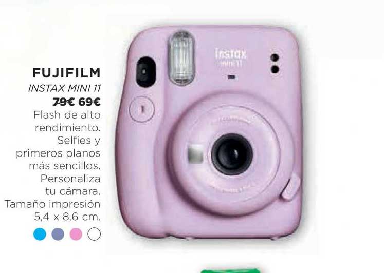 Oferta Fujifilm Instax Mini 11 En El Corte Ingles