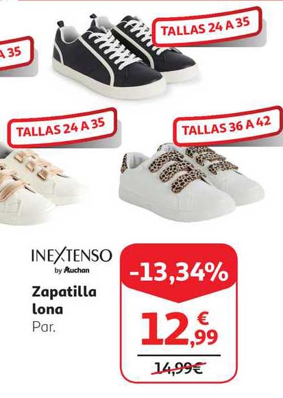 Zapatillas Lona Alcampo SAVE 51%.