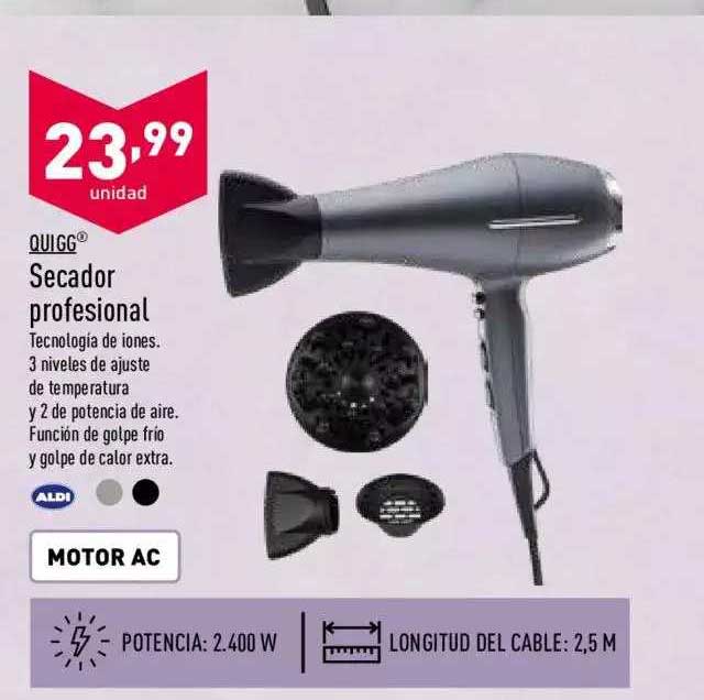 Oferta Guigg Secador Profesional en ALDI