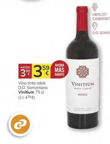 Consum Vino Tinto D.o. Somontano Vinitium