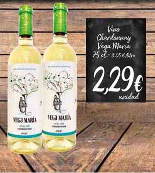 Supermercados Piedra Vino Chardonnay Vega Maria