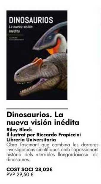 Abacus Dinosaurios. La Nueva Visión Inédita Riley Black Il-lustrat Per Riccardo Frapiccini Librería Universtiria