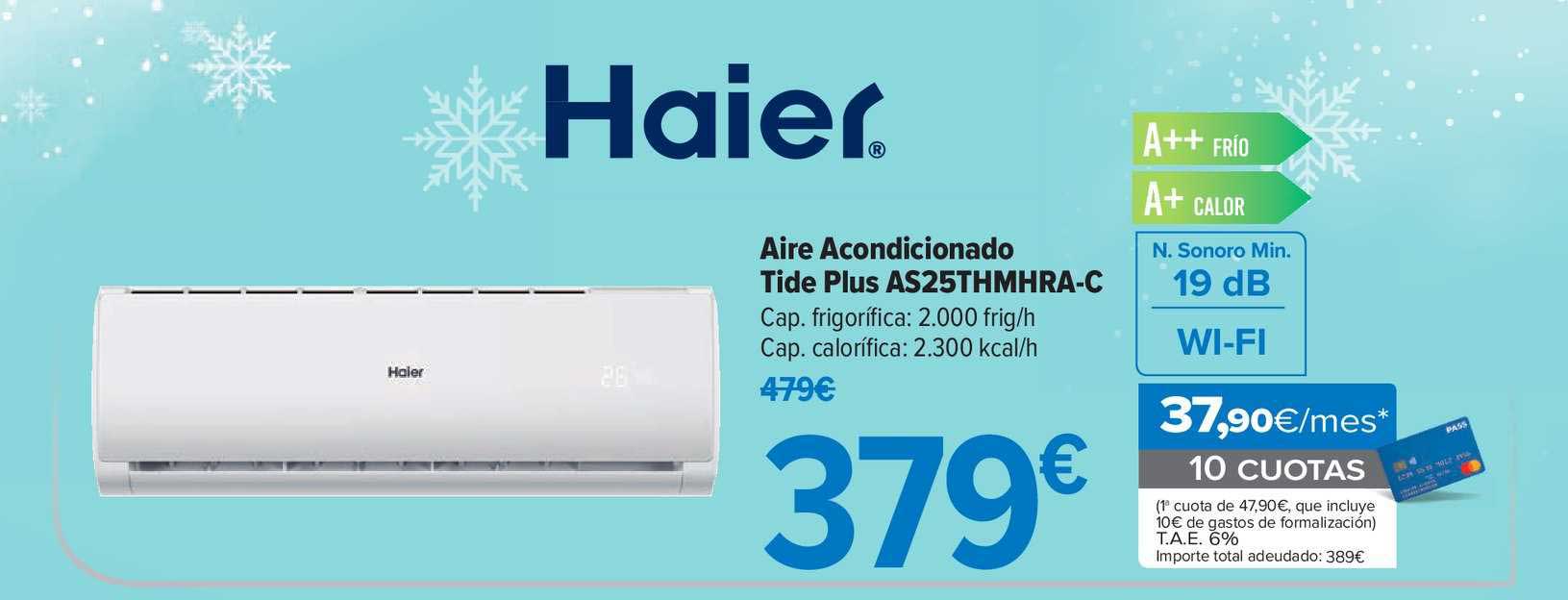 Carrefour Aire Acondicionado Tide Plus As25thmhra-c Haier