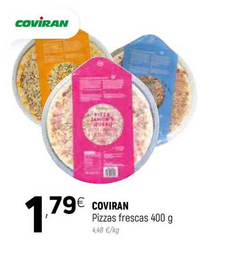 Coviran COVIRAN Pizzas Frescas 400 G