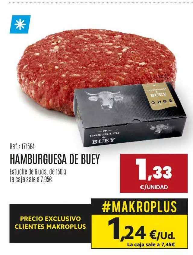 Makro Ham Burguesa De Buey
