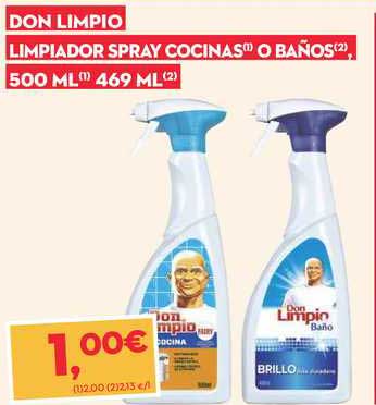 Comprar LIMPIADOR DON LIMPIO SPRAY BAÑO 469 ML