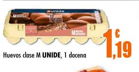 Unide Supermercados Huevos Clase M Unide, 1 Docena