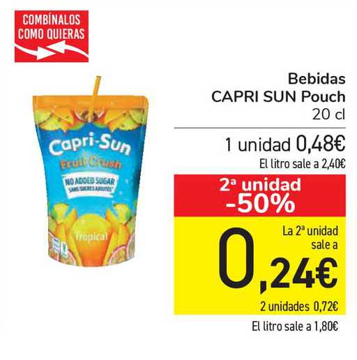 Carrefour Express Bebidas Capri Sun Pouch