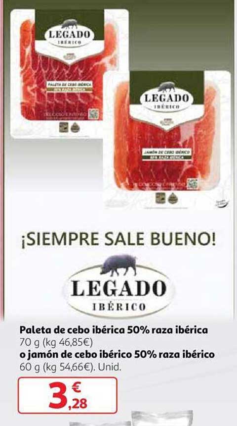 Oferta Paleta De Cebo Ibérico 50 Raza Ibérica O Jamón De Cebo Ibérico