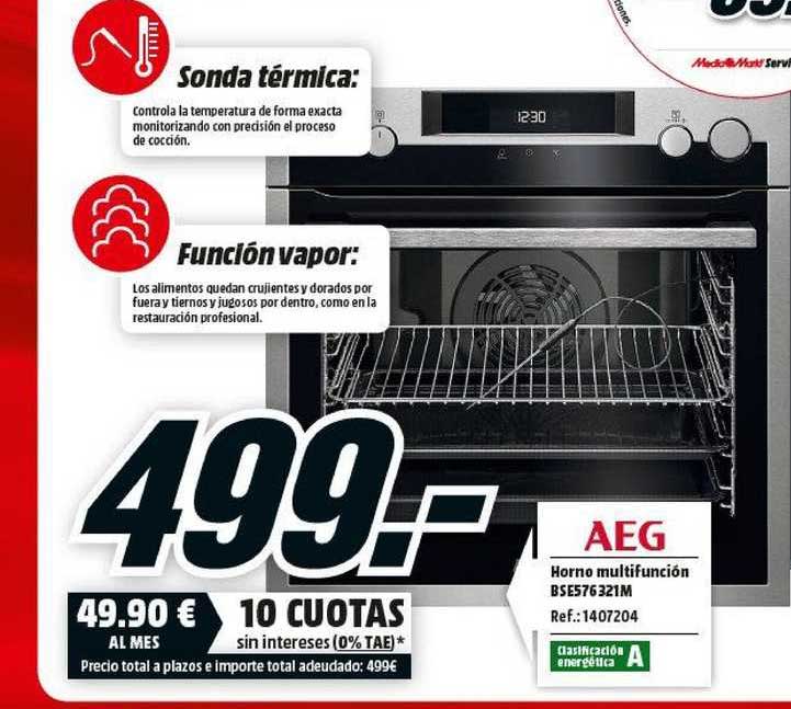 Oferta Aeg Horno Multifunción Bse576321m en MediaMarkt