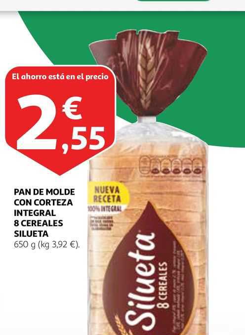 Oferta Silueta Pan De Molde Sin Corteza Integral Original Bimbo Pan De Moled Sin Corteza En