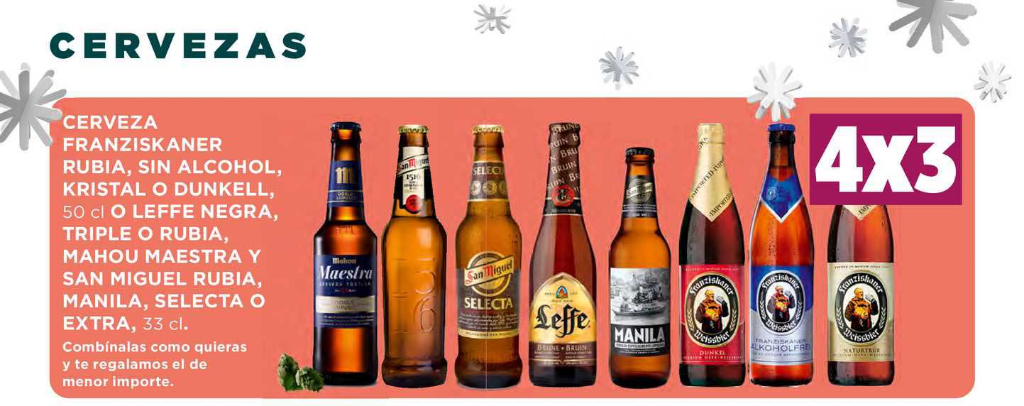 Oferta 4x3 Cerveza En El Corte Ingles