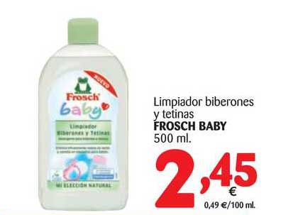 Limpiador Biberones y Tetinas Baby, 500 ml - frosch