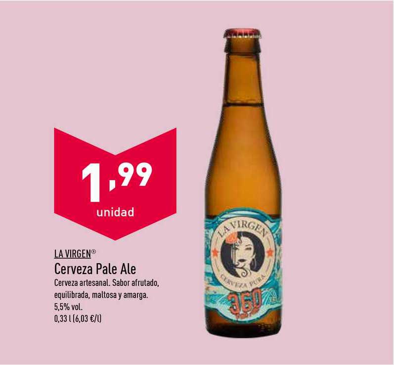 Oferta Cerveza Pale Ale en ALDI