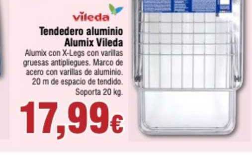 Comprar Tendedero Alumix Vileda · Vileda · Hipercor