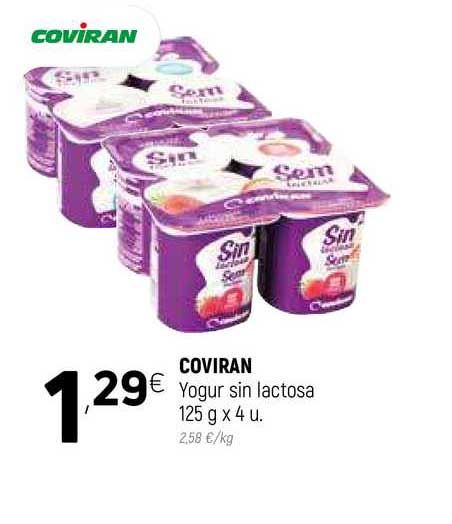 Yogur sin lactosa - Consum - 125