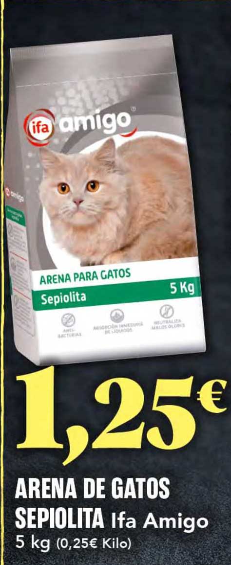 Comprar Arena para gatos sepiolita ifa en Supermercados MAS Online